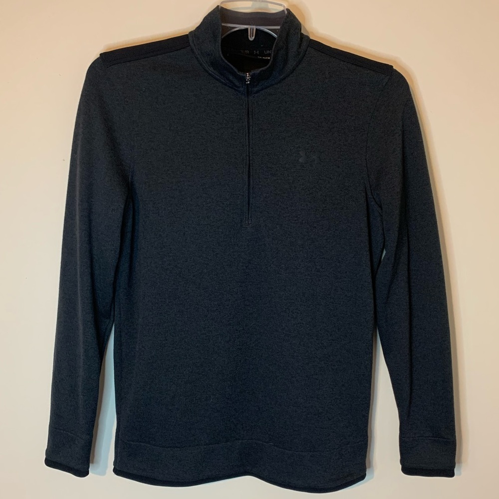 Under Armour Cold Gear Lightweight‎ Sweater 1/4 Zip Golf 1345464-408 Sz Sm